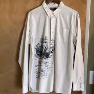 Rare Polo Ralph Lauren Walt Whitman boating shirt